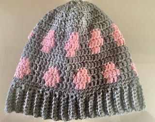 Crochet Beanie “Polka Dot”