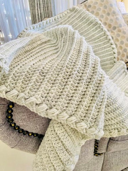 Crochet Throw/ Blanket “Winter Warmer”